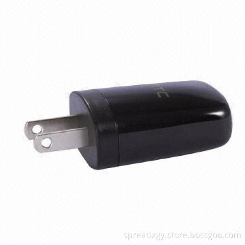 USB Travel Charger with 100 to 240V AC Input and 5.0V DC/1A Output, Nice for Promotional Gifts